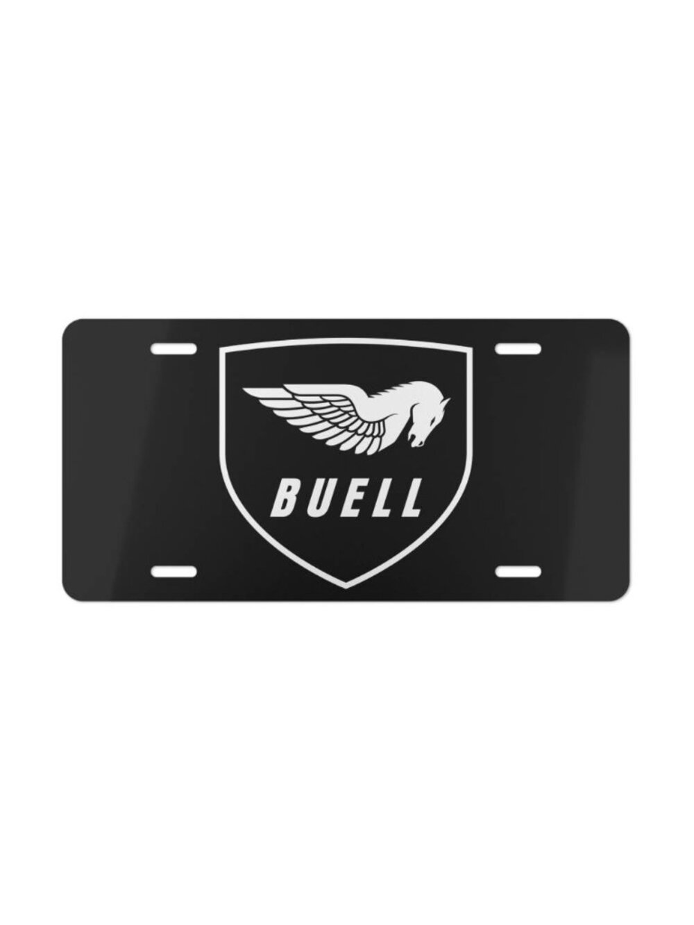 Buell Racing Motorcycle Logo Vanity License Plate Vintage Style USA Tag